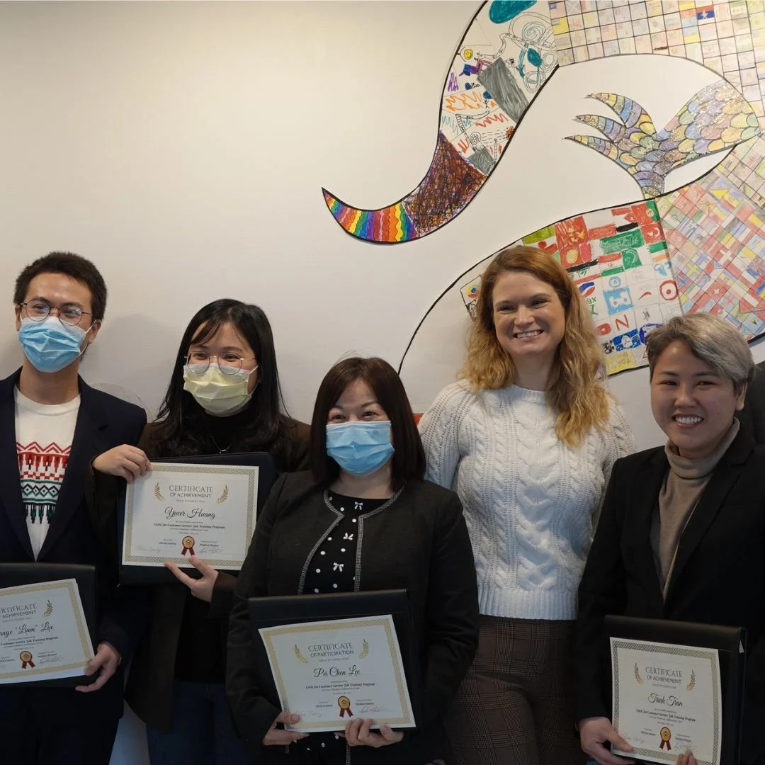 Congratulations Graduates of the ESOL for Customer Service Training Program