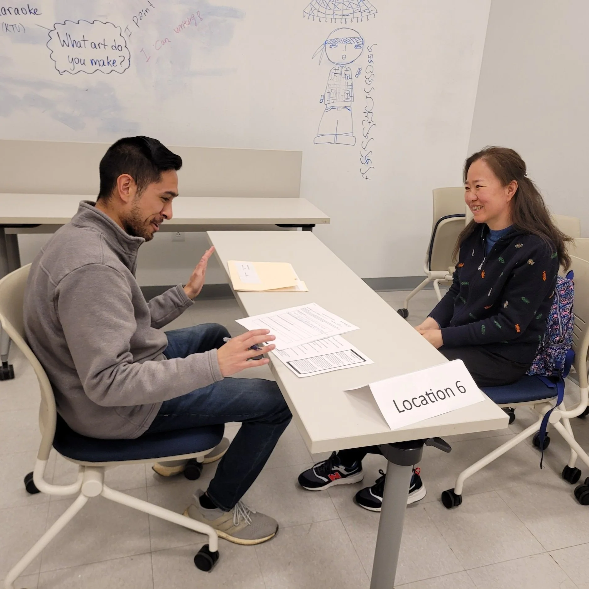Serve With Liberty: Mock Interviews to Adult Immigrants