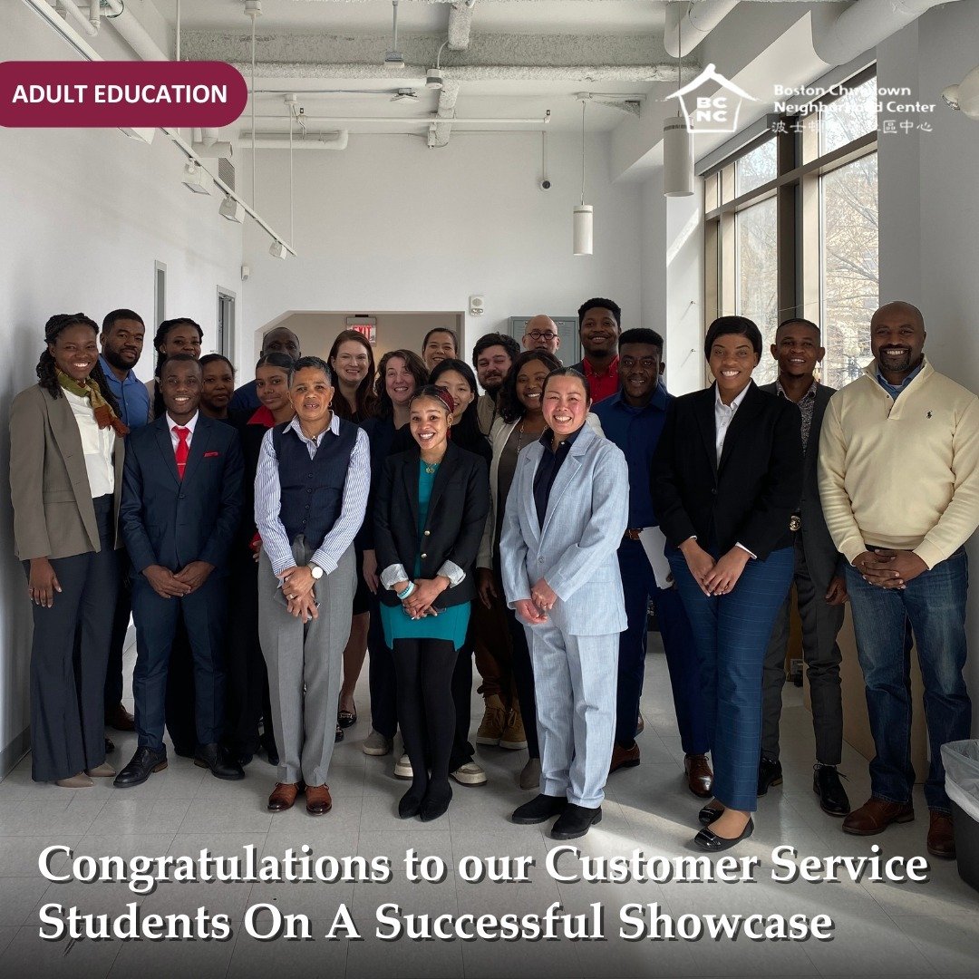 Congratulations to the students of BCNC&rsquo;s ESOL for Customer Service Class on a successful showcase. At the showcase, students met with employers, presented on education and work experiences, and applied to positions of interest. 

Special thank