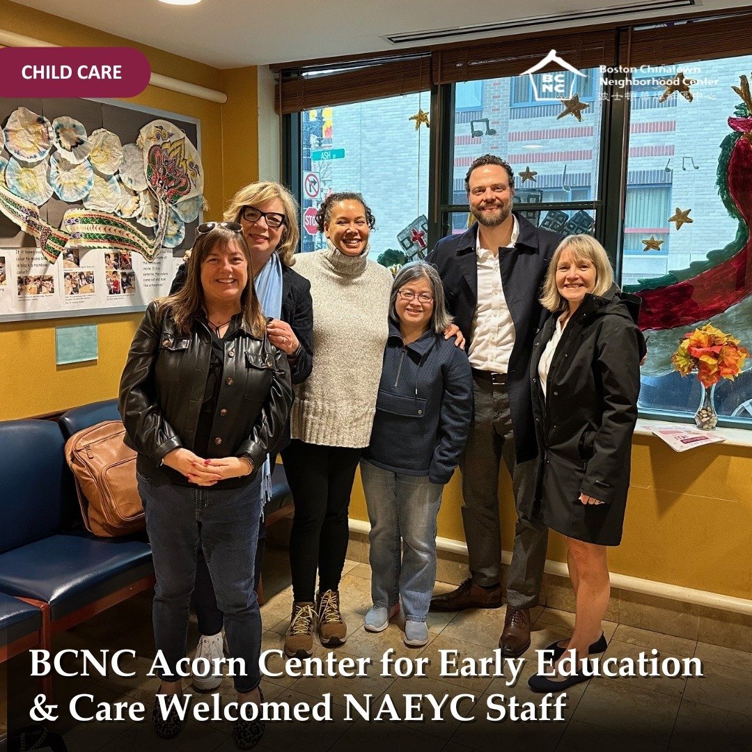 Thank you @naeyc (National Association for the Education of Young Children) staff, Mark Day, Nanette Lawson, Naomi Dillion, and Carolyn Lyons, and former President of NAEYC Amy O'Leary, for visiting BCNC Acorn Center for Early Education and Care. 

B