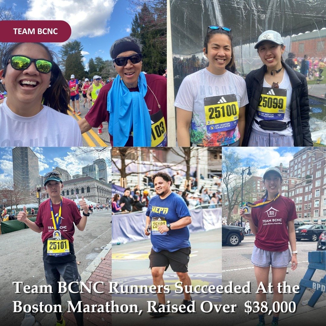 Congratulations to Corinne, David, Jeanelle, Oscar, and Stephen for completing 26.2 miles at the Boston Marathon and raising over $38,000. Funds raised will go to strengthen Asians and new immigrants to build healthy families, achieve greater economi