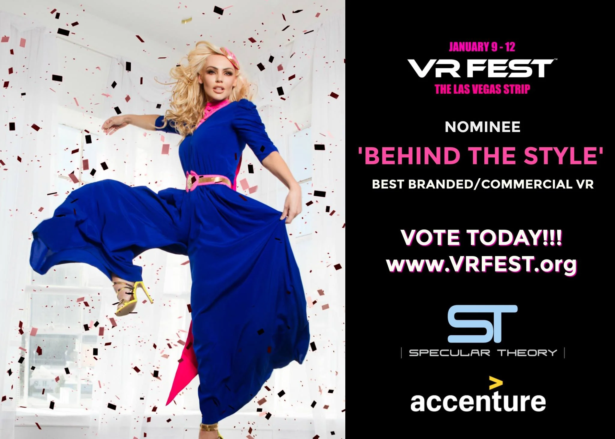Behind The Style has been nominated for an award!