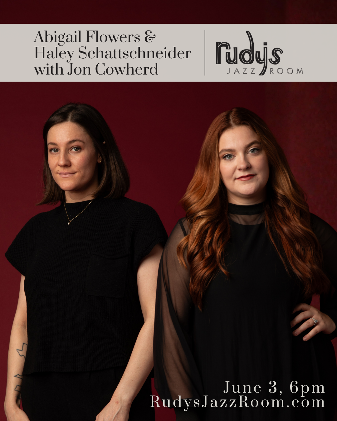 Abigail Flowers &amp; Haley Schattschneider at Rudy's Jazz Room