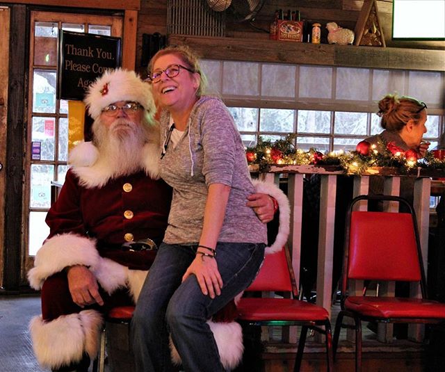 Look who decided to join us at The Shed! 🎅🎄 Even Santa Clause looks forward to Margarita Monday! 😉