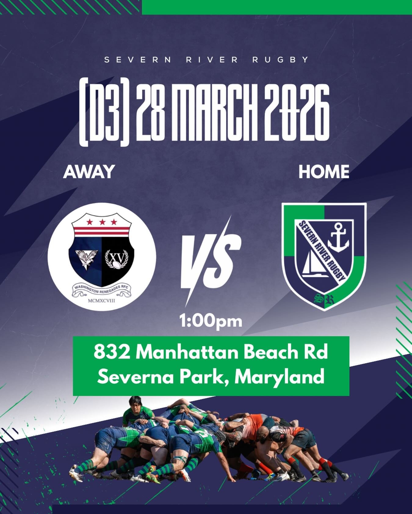 Playoff Game Time!!!

Join us tomorrow for D3&rsquo;s Home Playoff Game against the Washington Renegades