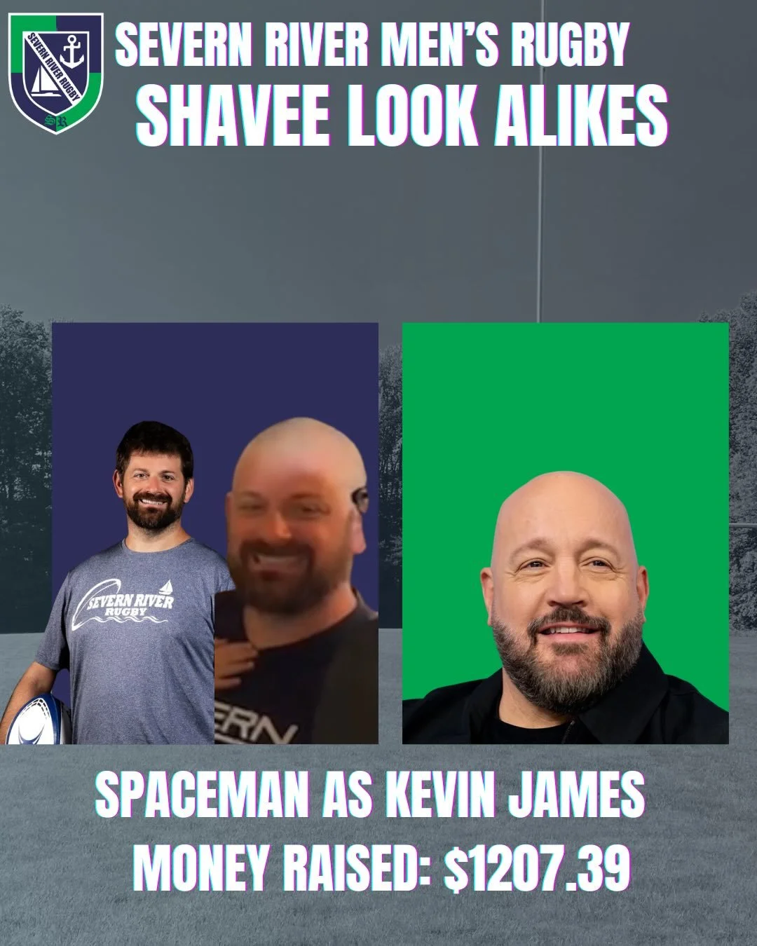 Today we had 5 brave Ruggers shave their heads and raise money for childhood cancer research. (Without fear their social media chair will exploit them for content) so here is the amount they all raised and who they vaguely look like now. Feel free to