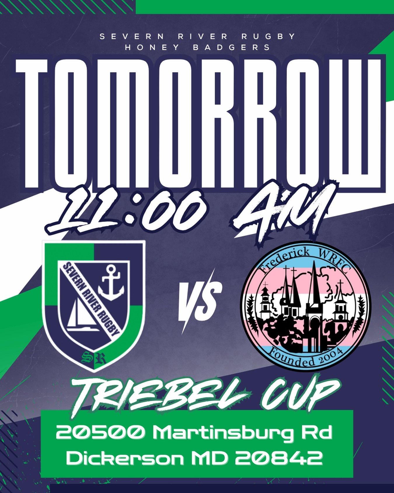 LAST GAME OF THE SEASON 😤 The Badgers are looking to raise the Triebel Cup once more. 

Kick off is 11am! See you there!