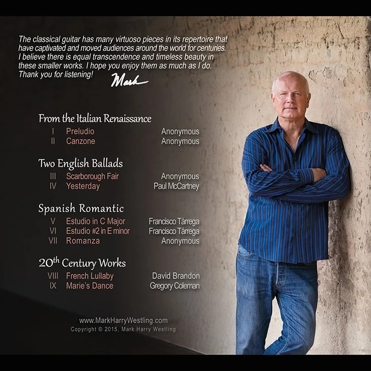 The back of my CD (2015)
