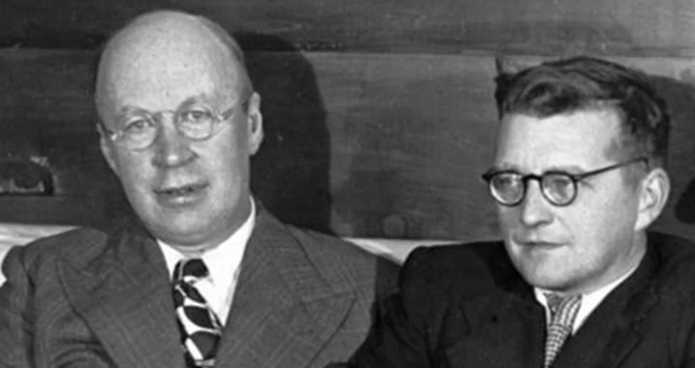 Sergei Prokofiev and Dmitri Shostakovich. 