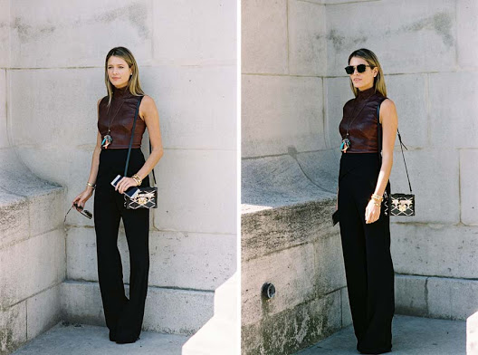 Helena Bordon , before Chanel, Paris, October 2015.