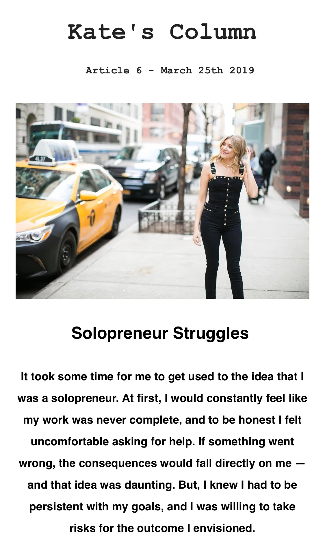 Solopreneur Struggles 