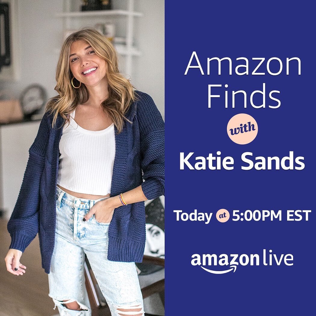 Hosting my first LIFESTYLE stream today at 5pm ET/2pm PT on @amazonlive 💙
