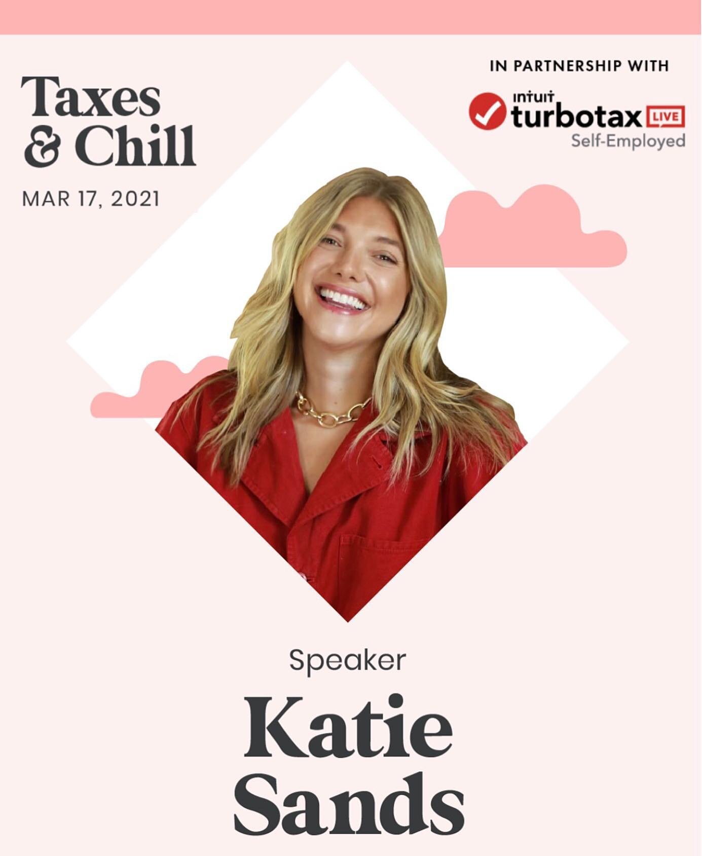 So excited to join @createcultivate and @turbotax for the #CCTaxesAndChill panel March 17th from 3-6PM PDT! We will be discussing how to achieve financial success as a solopreneur in the digital space! It&rsquo;s going to be so informative, you won&r