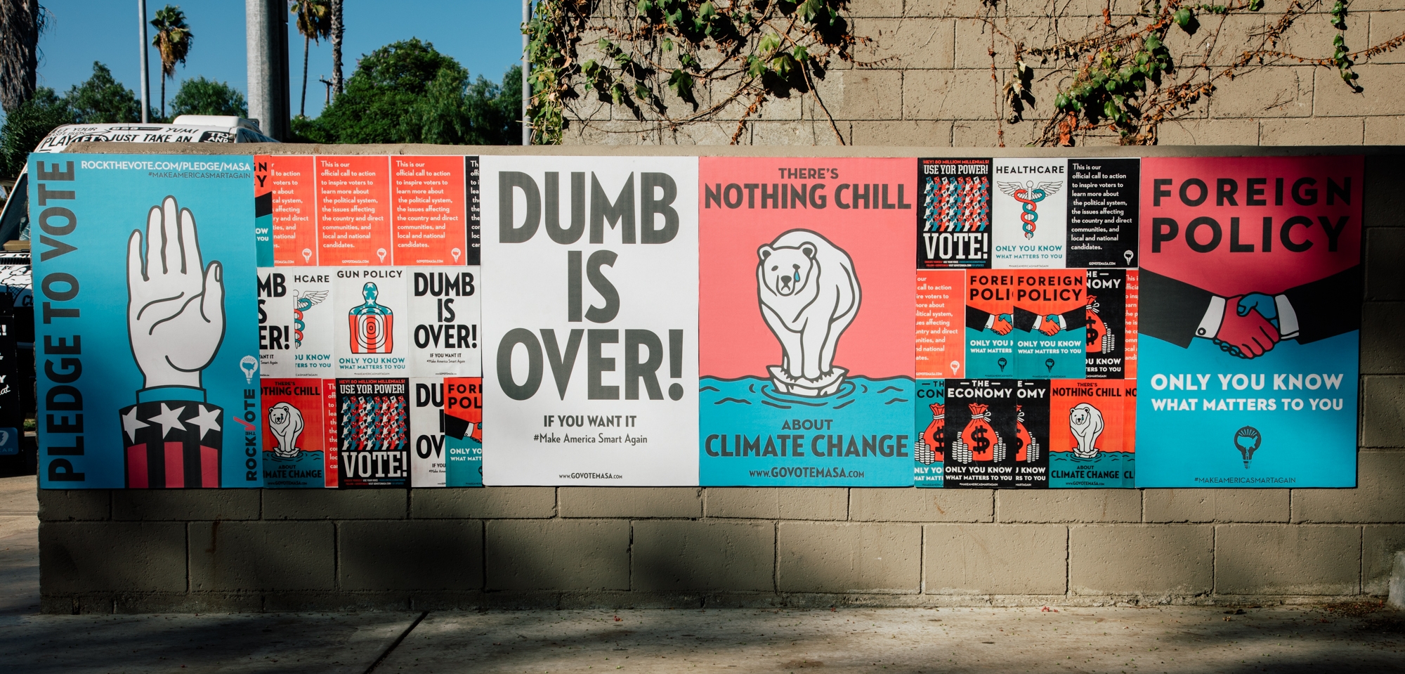 ***Please be sure to use the stencil and posters with thoughtful discretion...unfortunately, not everyone wants to Make America Smart Again!