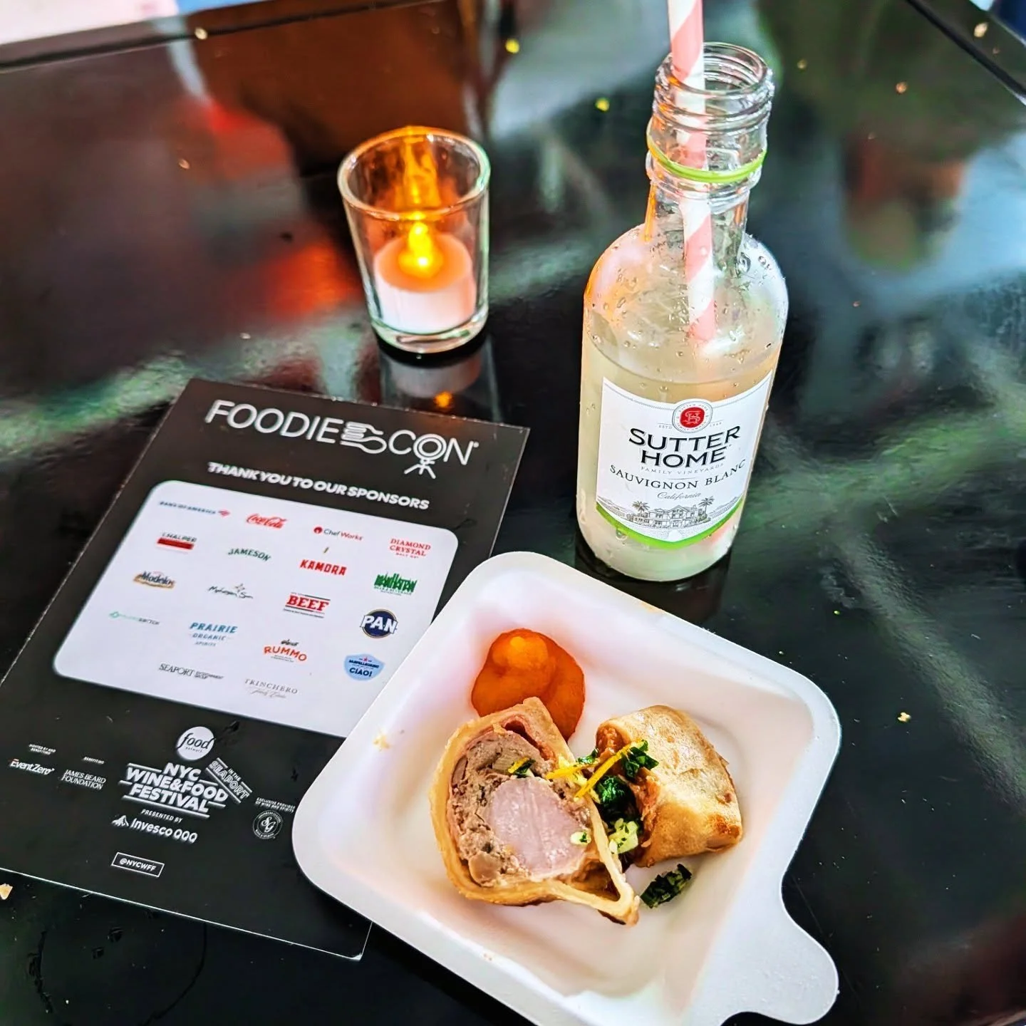 A number of events we went to at this year's @nycwff have been those that we have attended before. This year we have a few that were new to us such as #Foodiecon where there were seminars as well as #tastings. It was great to see @maneetchauhan which