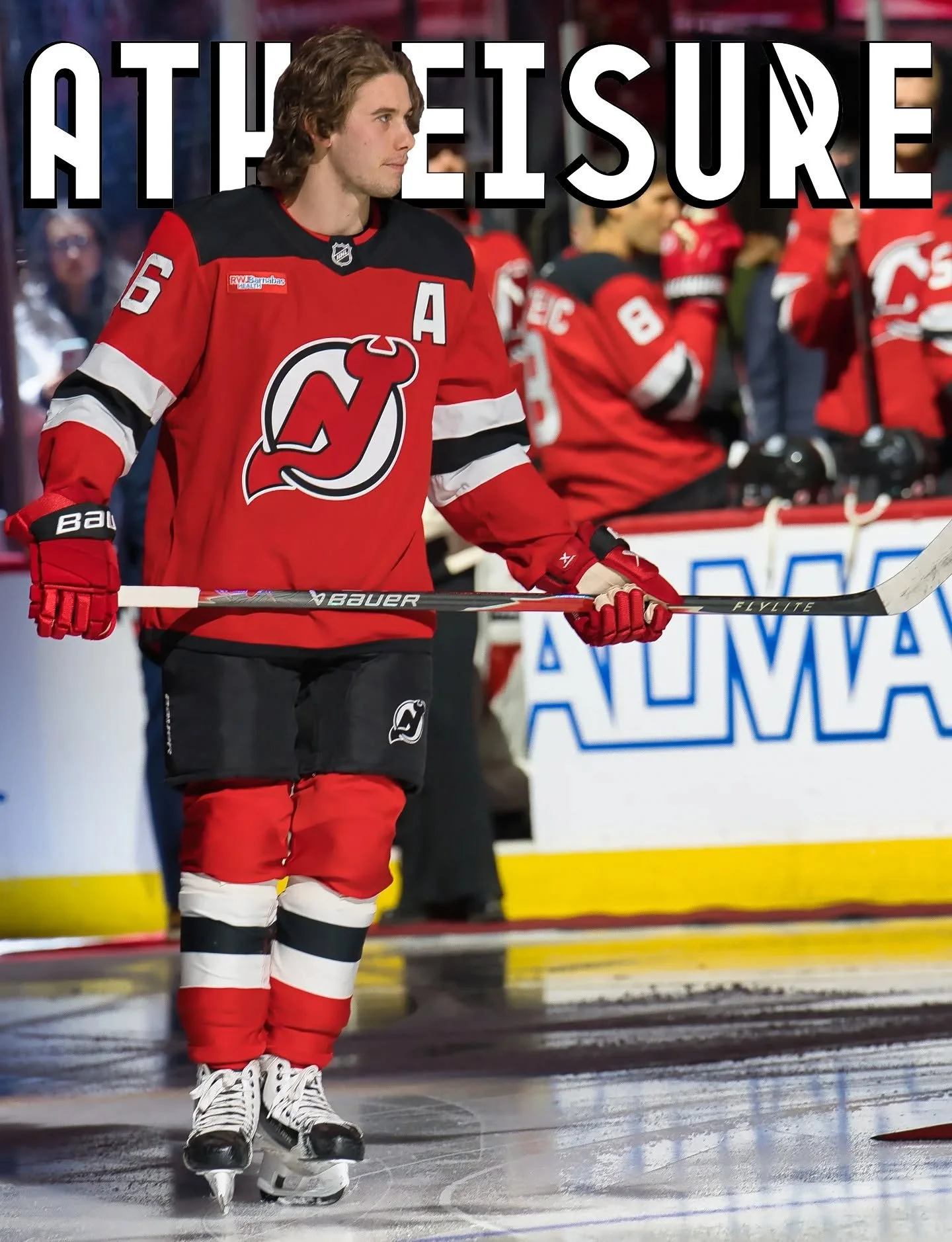 On Wed the 25th @athleisuremag made their way to @prucenter to see the first home opener now that the #Olympics have come to an end! Attending the @njdevils game seeing the celebration for the #goldengoal, going to the pregame activities, watching th