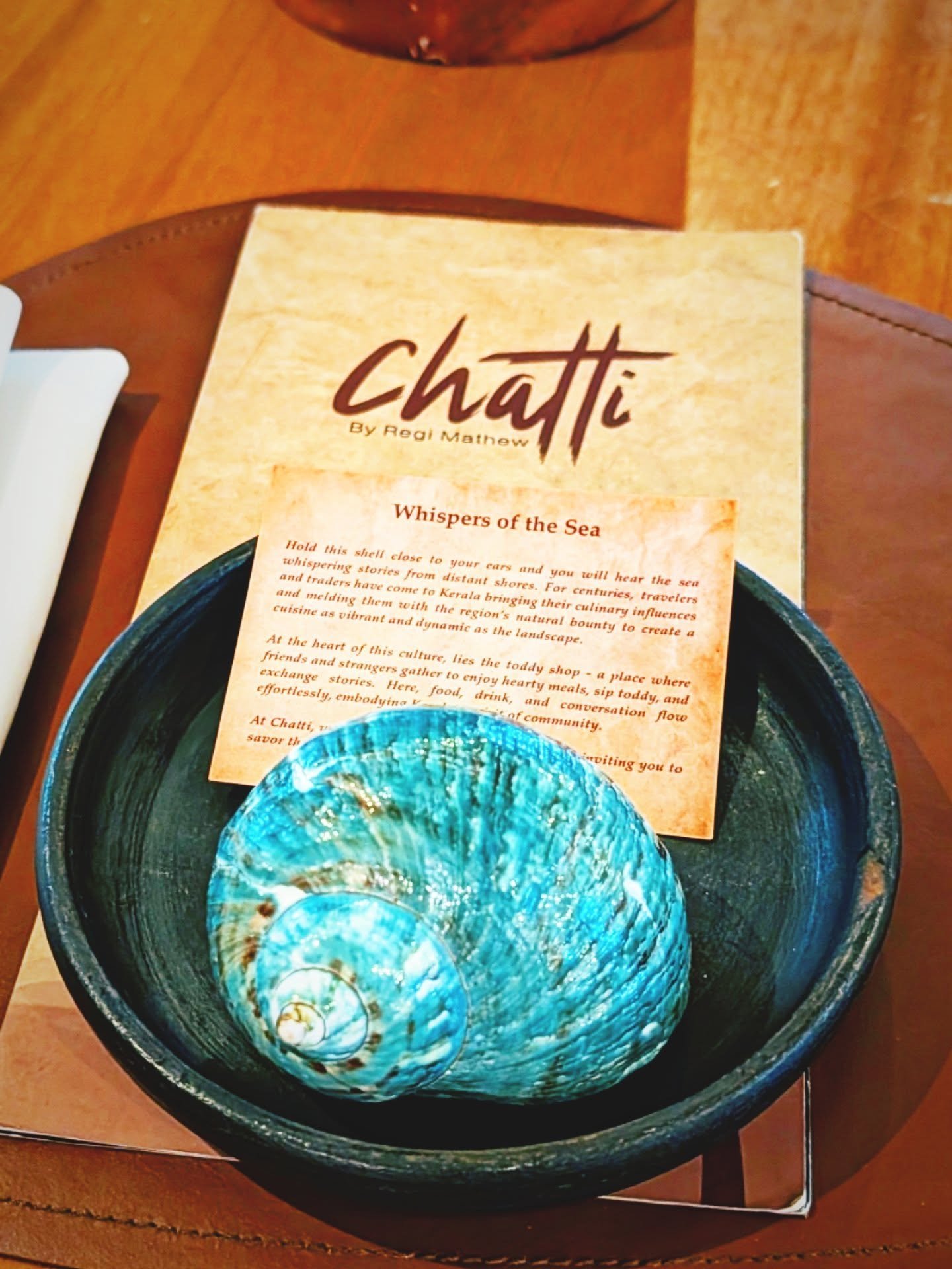 An incredible dinner was had yesterday! Learning about the Kerala's Toddy Shop and being able to experience an array of #indian dishes was a great way to close a busy day! Starting the meal listening to the oceanand the presentation of beverages - it