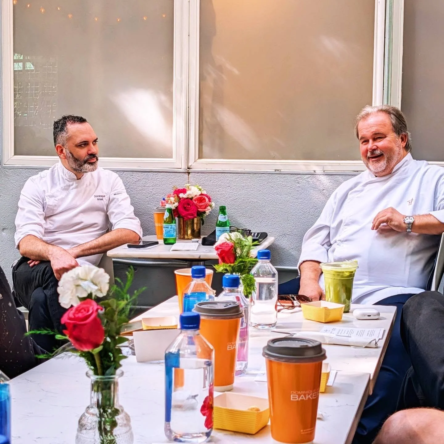 Yesterday was an early morning to make my way to @dominiqueansel to hear pastry conversations with @pierrehermeofficial to hear a great conversation between these #pastry titans and their collaboration with @valrhonausa that is now through July 26th 