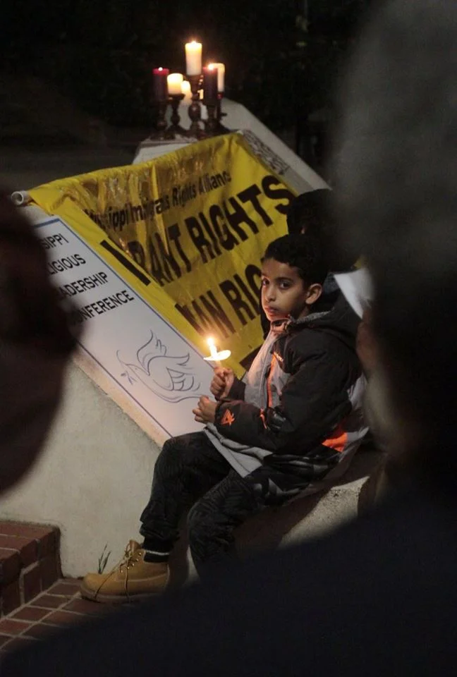Immigrant vigil / Millsaps College / Feb. 2017