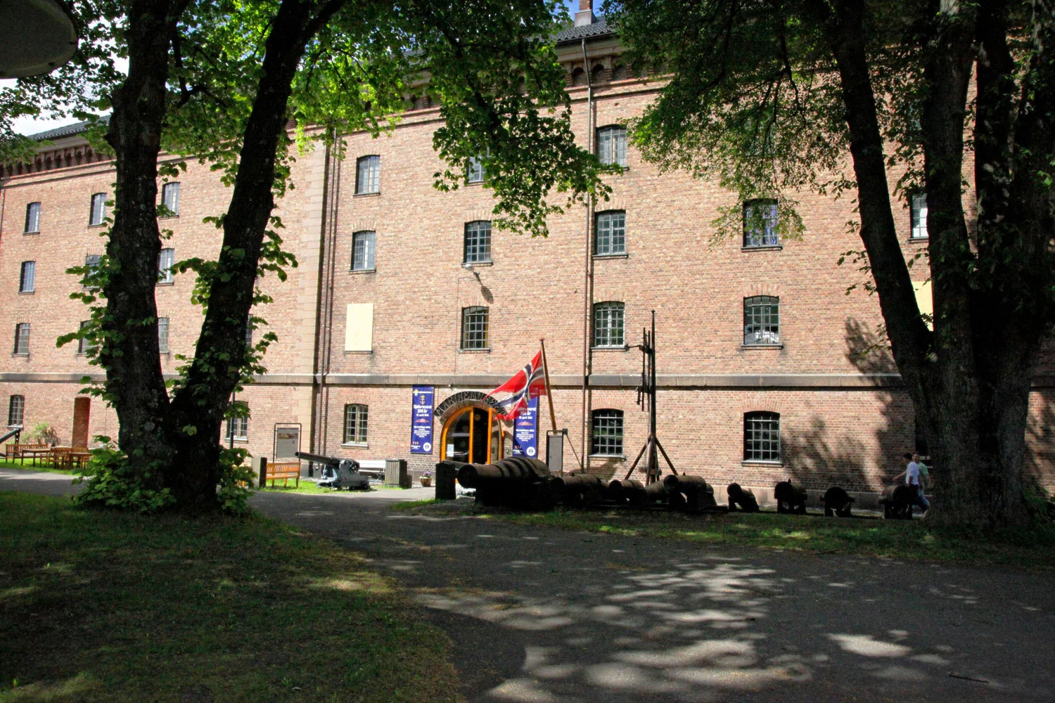 Inngangen til Marinemuseet