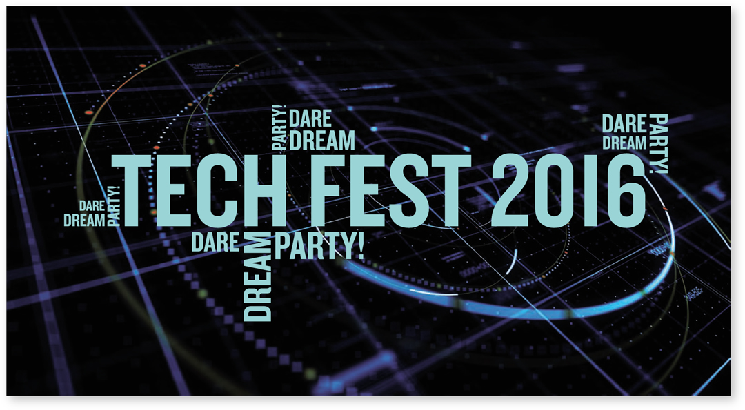 TECH FEST 2016 Large scale banner