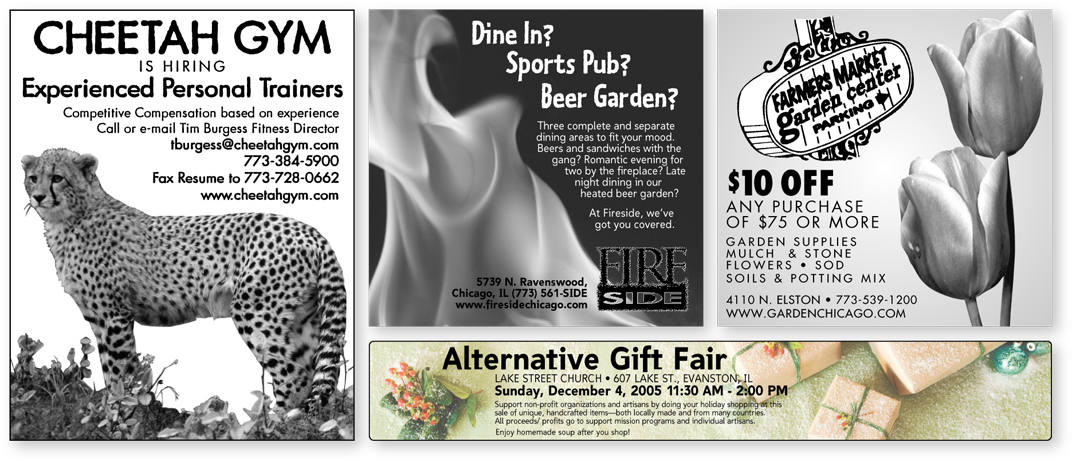 Chicago Reader Advertisements