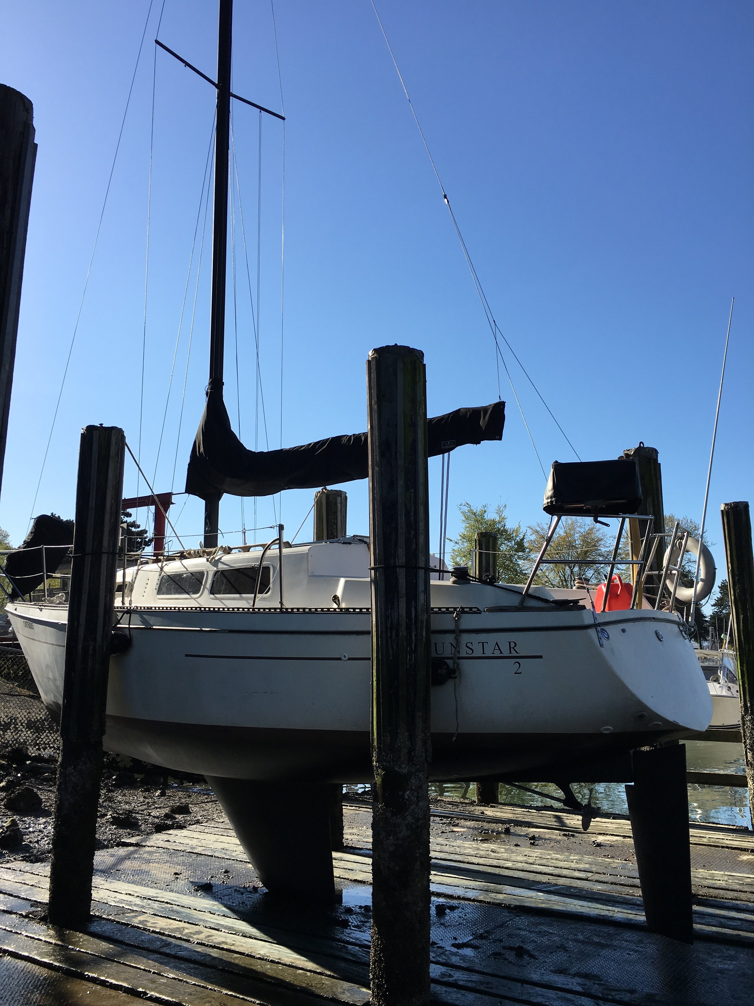 TIDAL GRID. A Cheap way to haul-out your boat