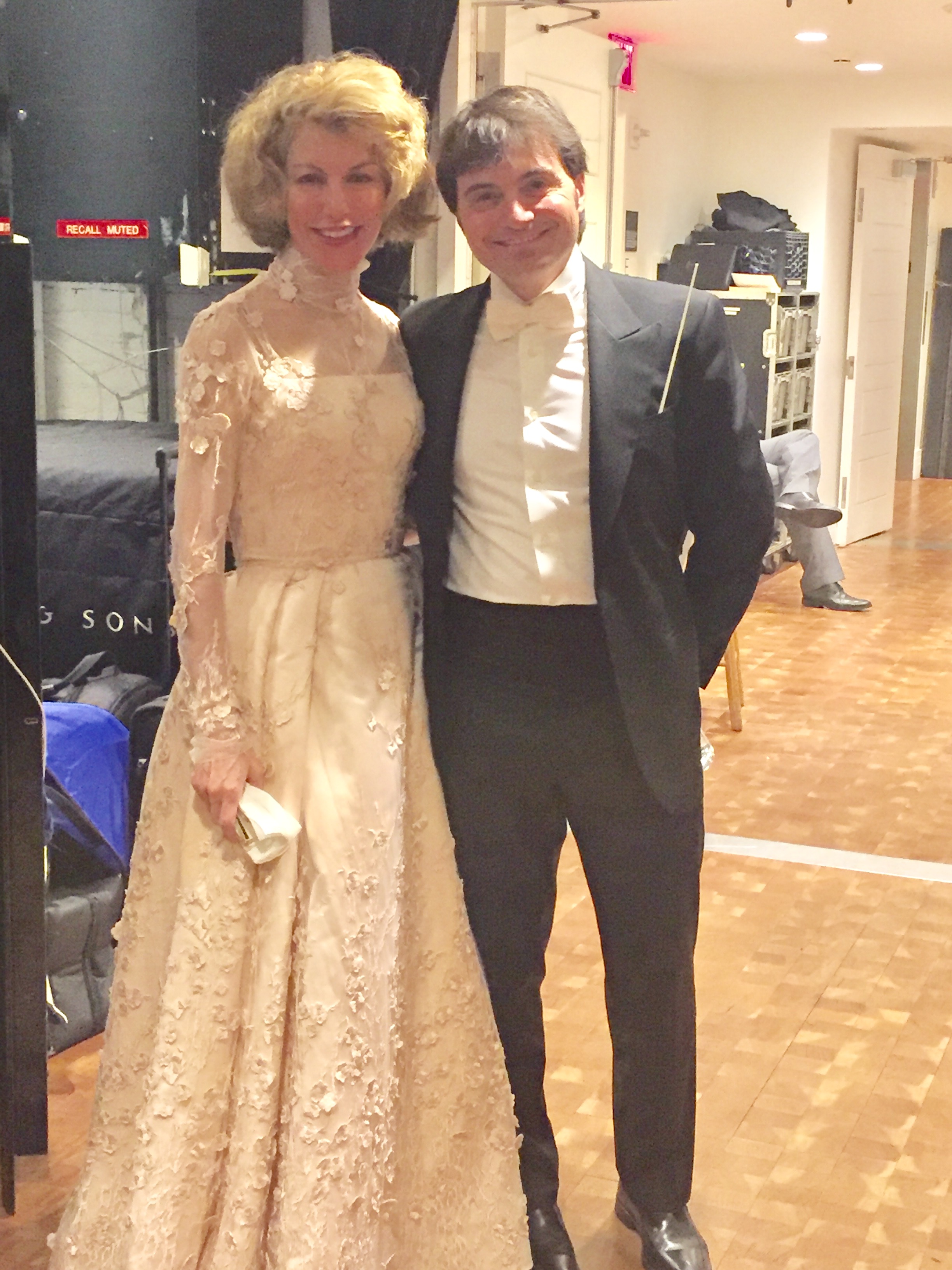 Lisa with Maestro Capocaccia