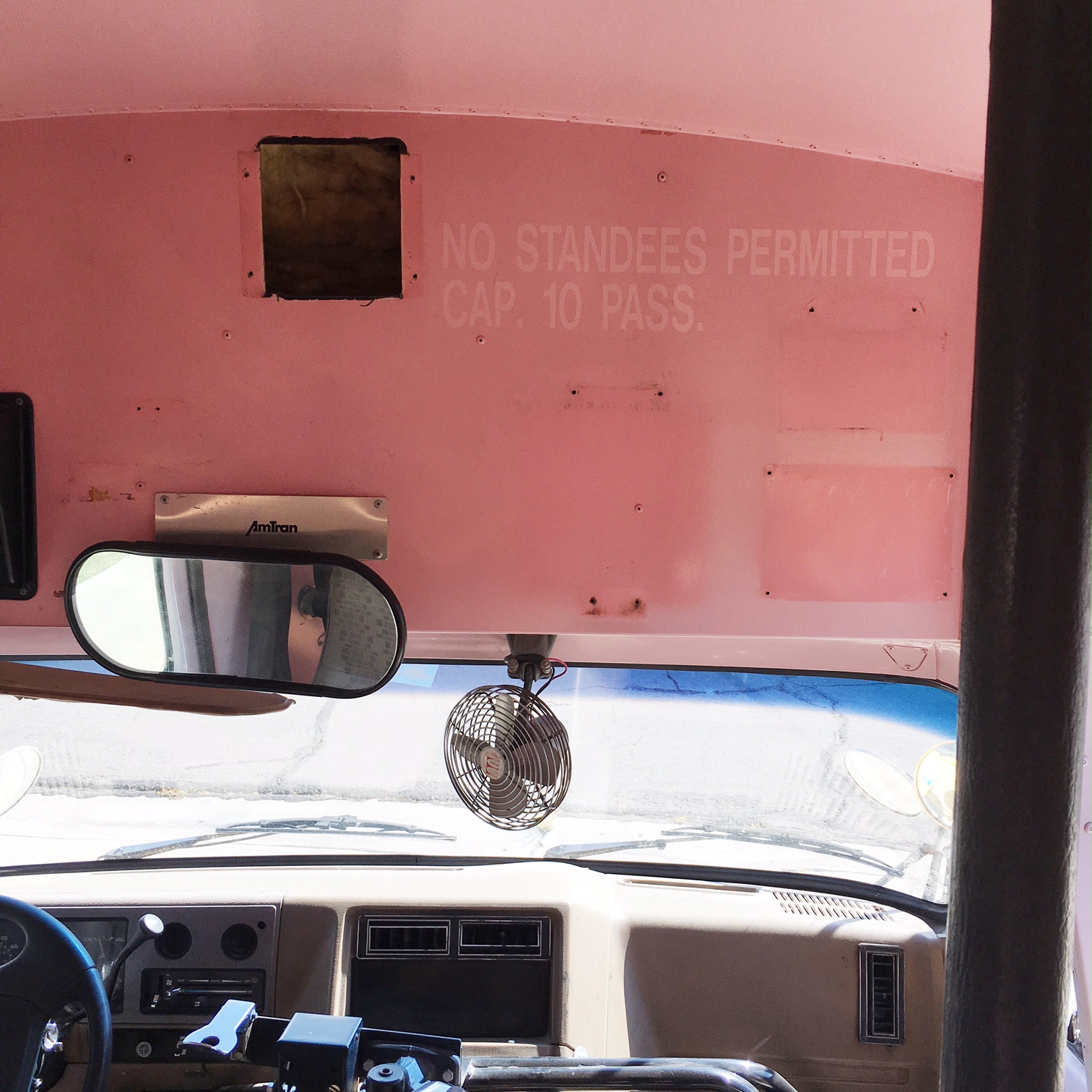 All the stickers, and other stuff removed, and ready to paint. Bye, bye pink.