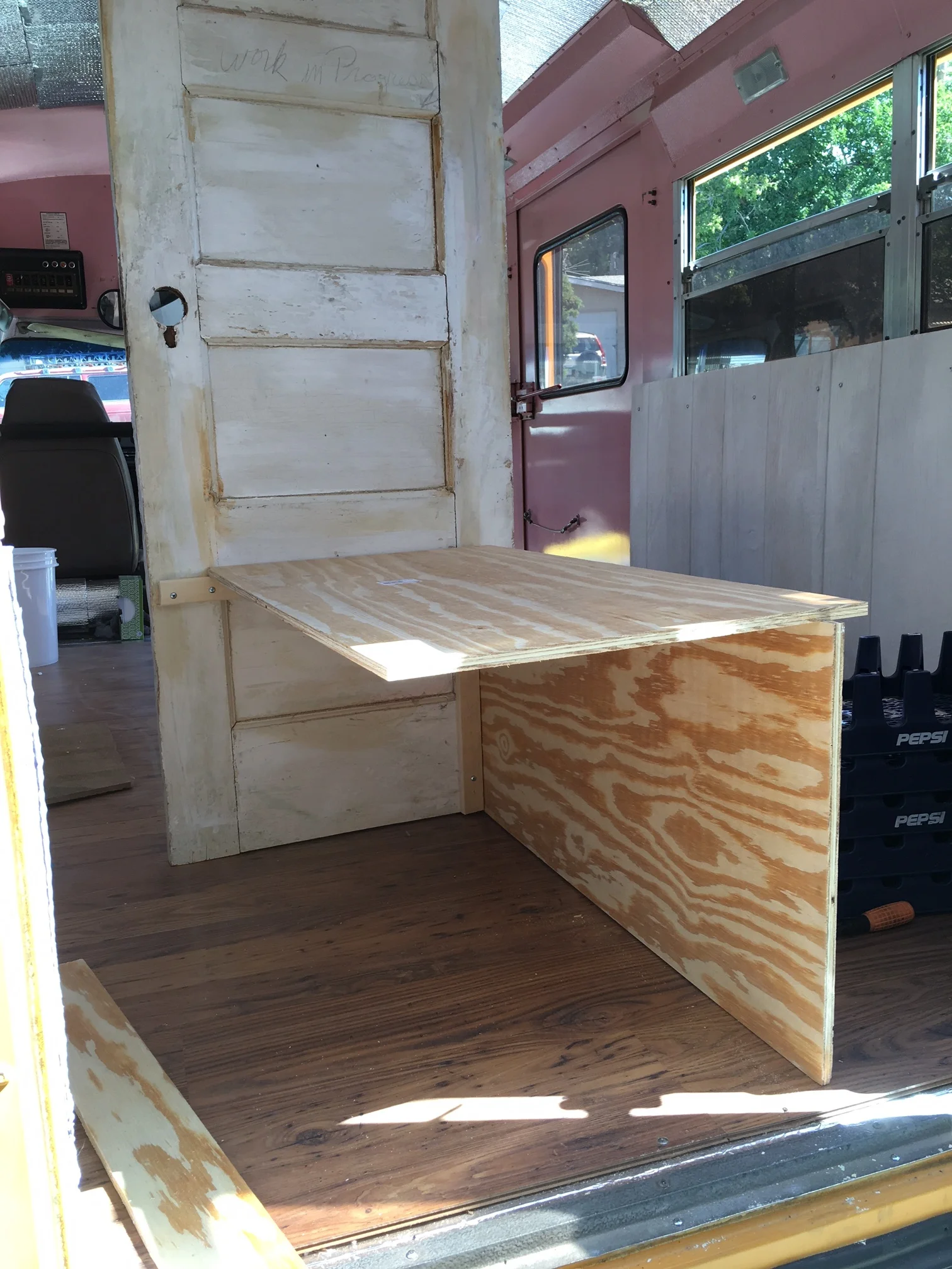 I also started to build the "bathroom".