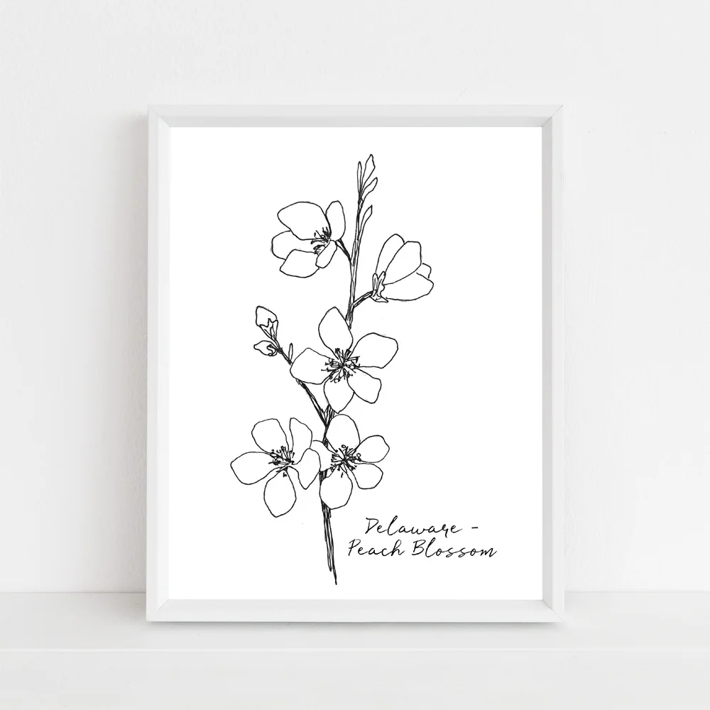 delaware peach blossom state flower framed mock up with script.jpg