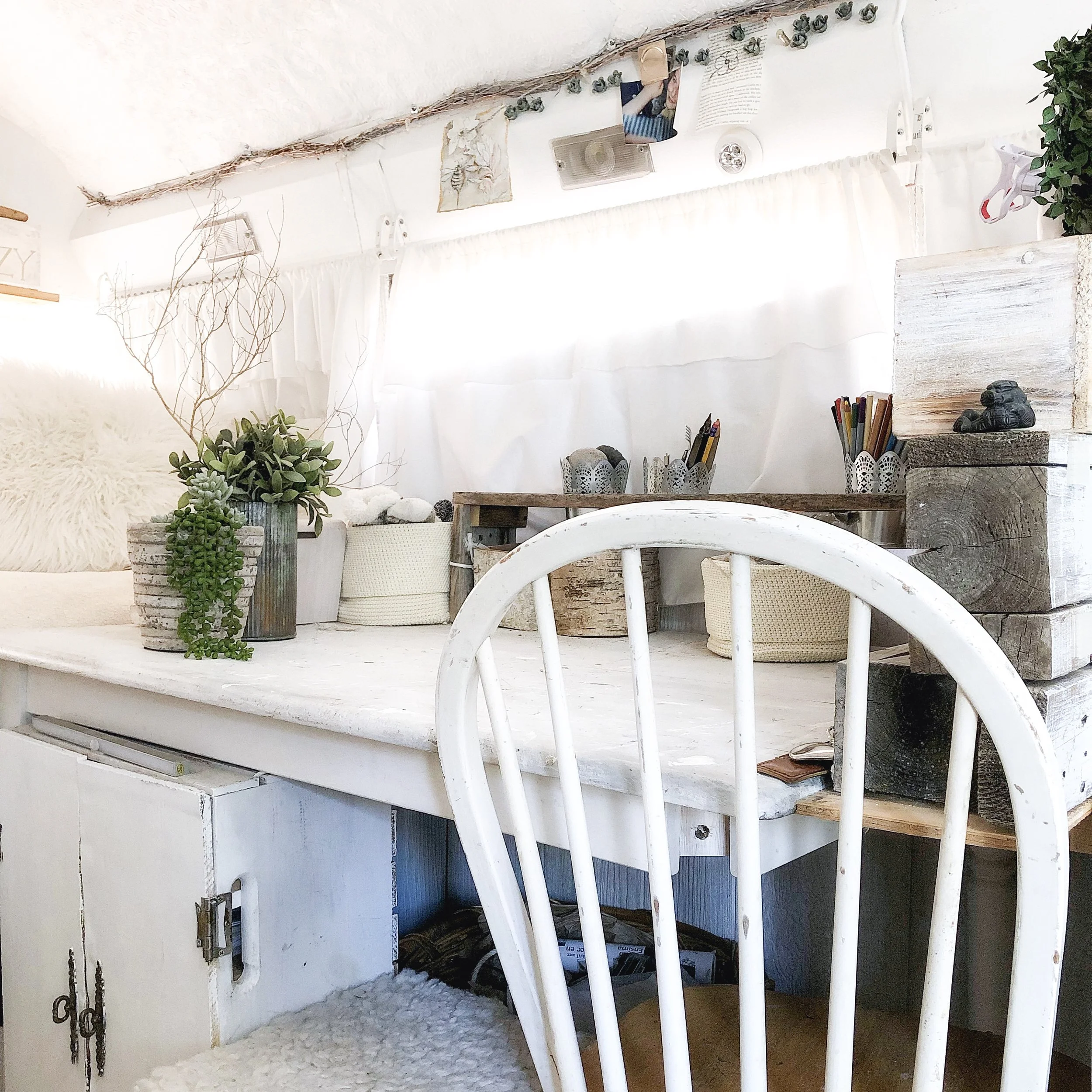 Art studio area
