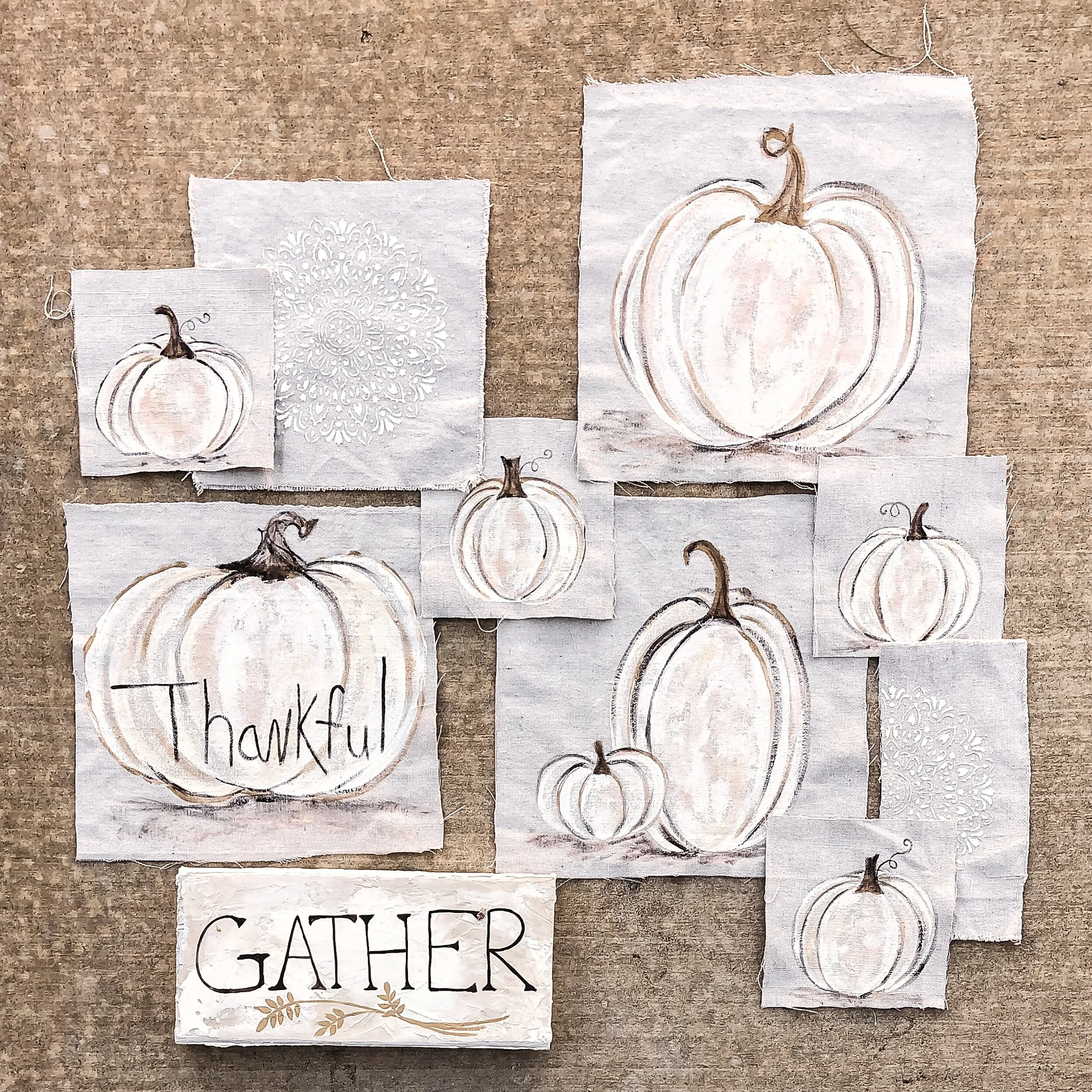 white pumpkin wall hanging boho thanksgiving fall decor mandala layered.jpeg