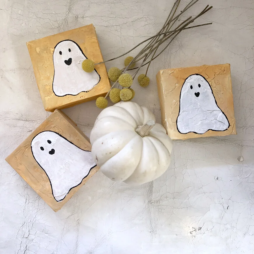 orange ghost halloween decor trio.jpeg