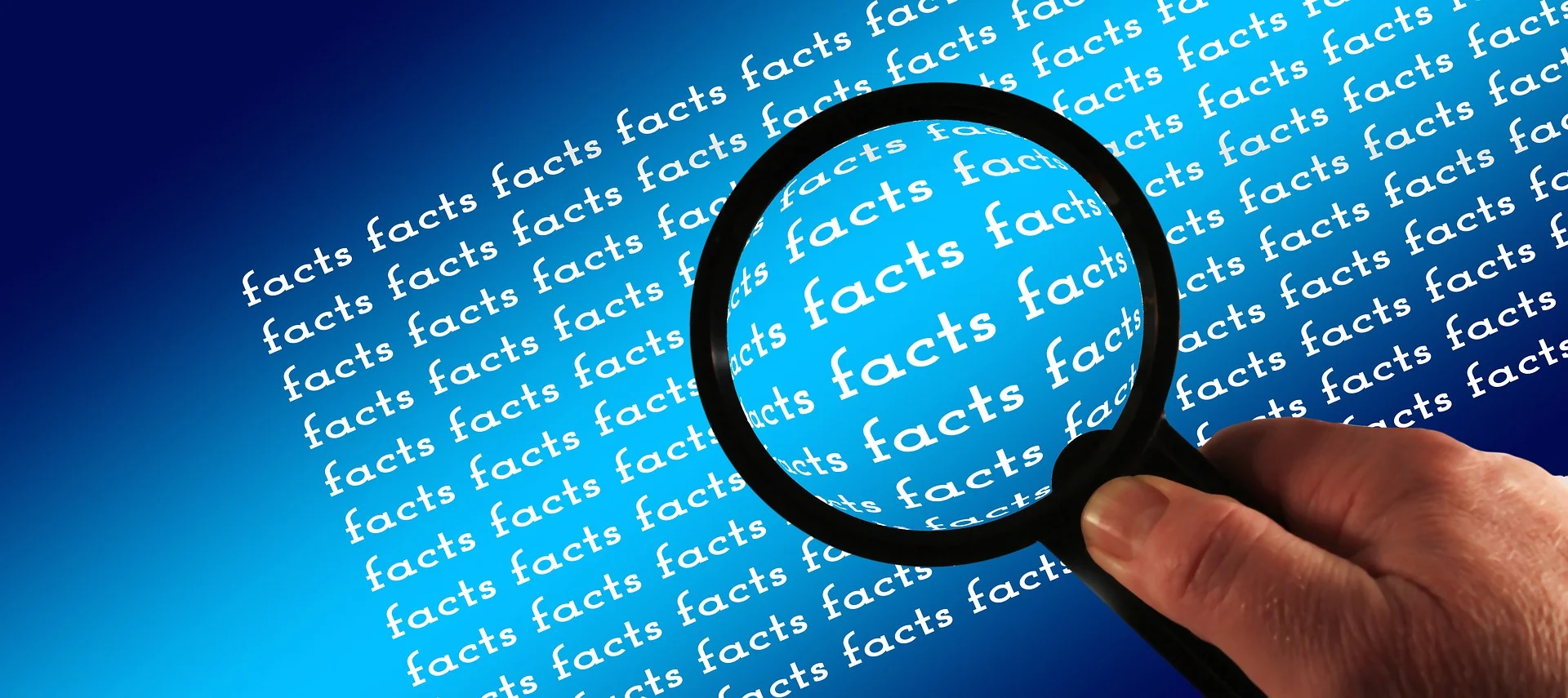 " Magnifying Glass Facts " by geralt via Pixabay (Public Domain CC 2.0 )