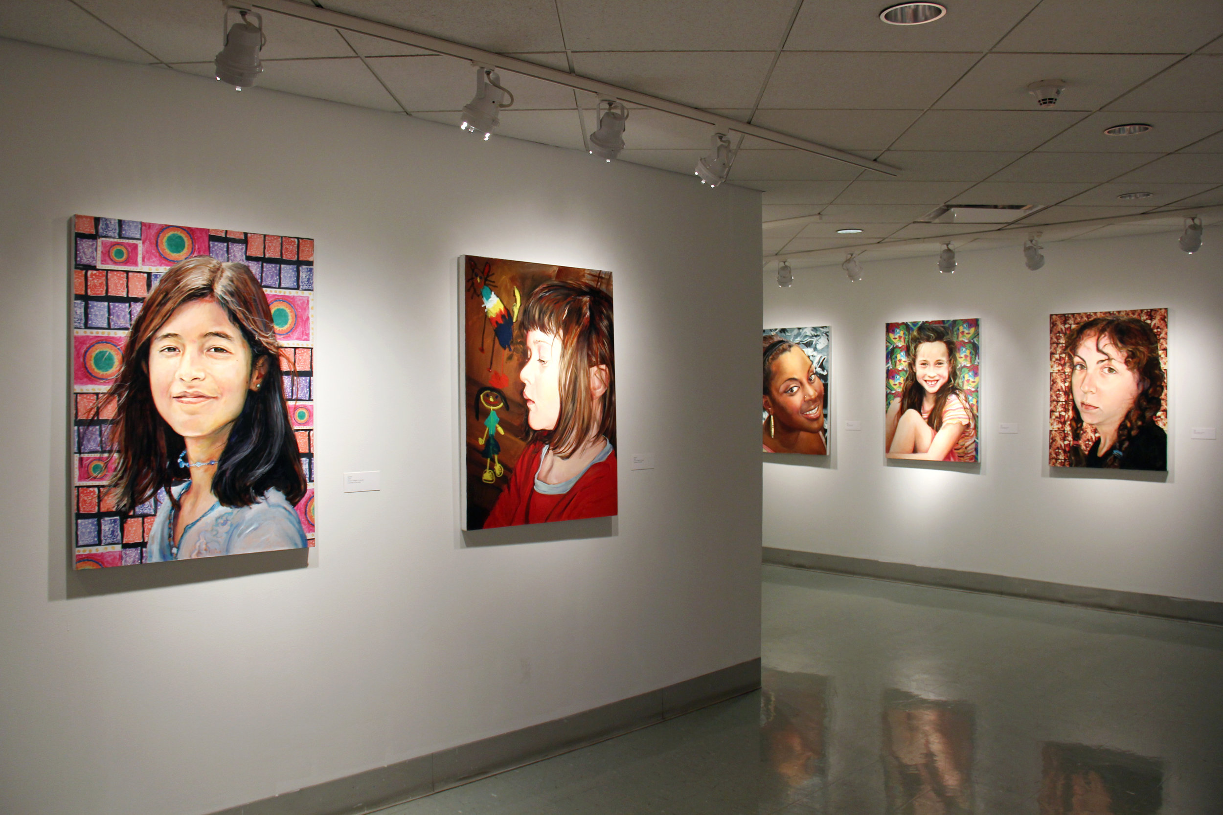 Installation photo of Elena Caravela: Girls in Sight