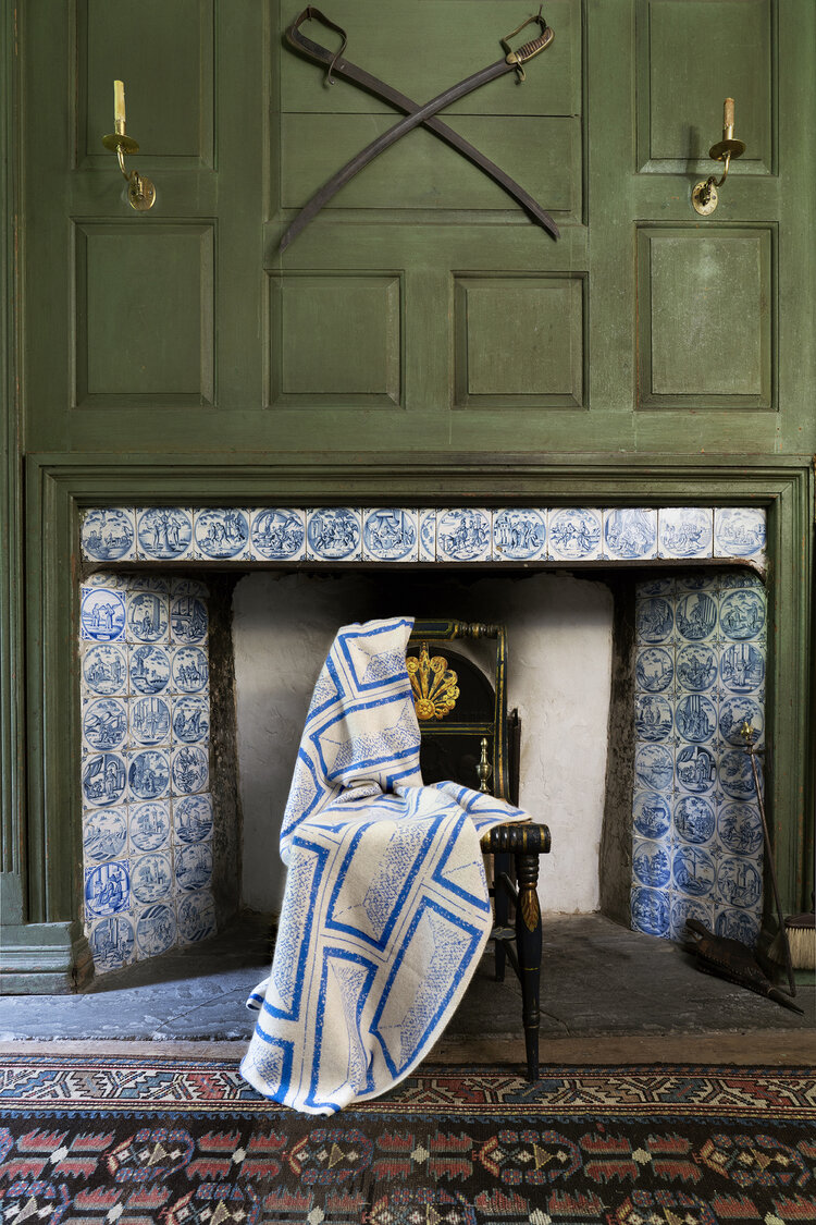 Trompe L Oeil Throw Blanket Saved Ny