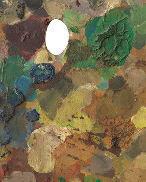 PAINTERS PALETTES - OIL ON ARTIST PALETTE — SAVED NY