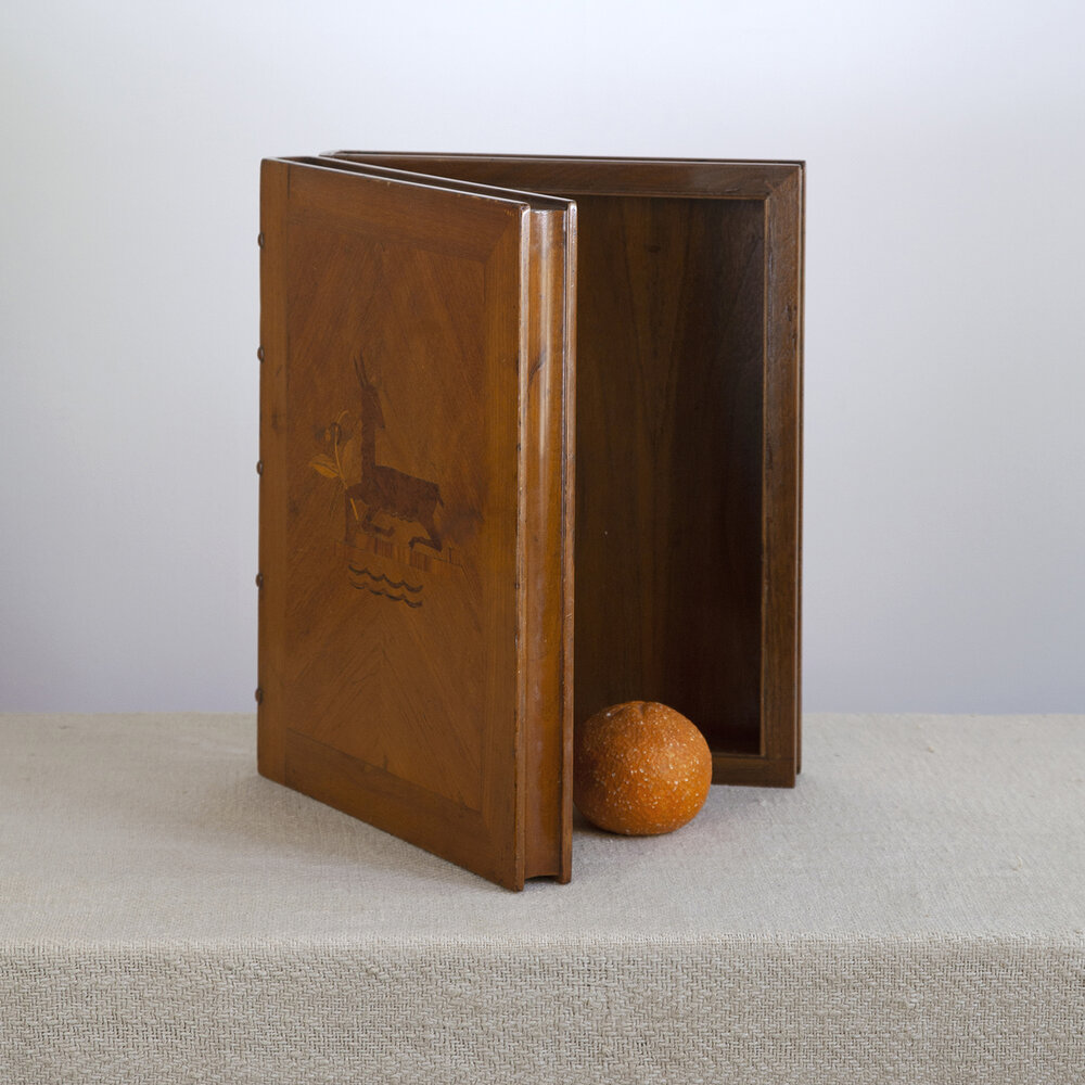 Wooden book art box 