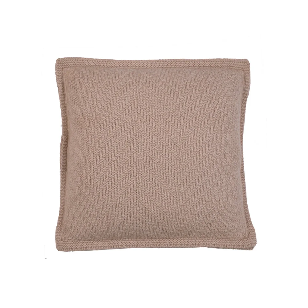 HERRINGBONE KNIT PILLOW — SAVED NY