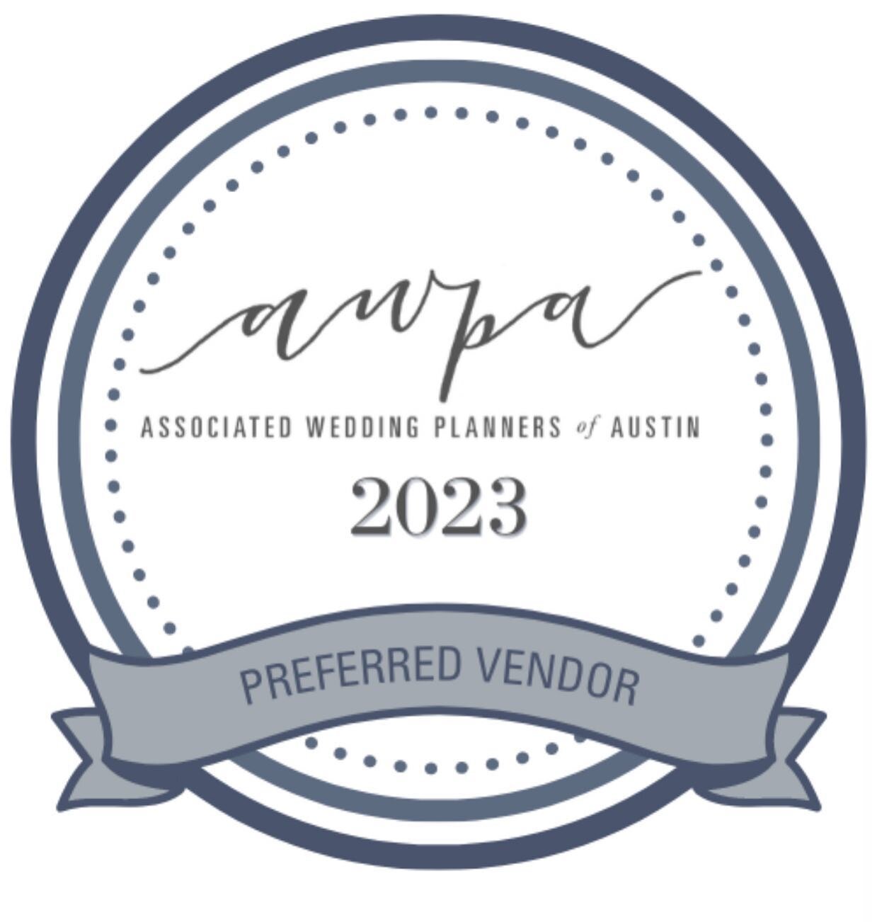 Very happy and excited to be a preferred vendor with Associated Wedding Planners of Austin! #austin #wedding #weddingseason