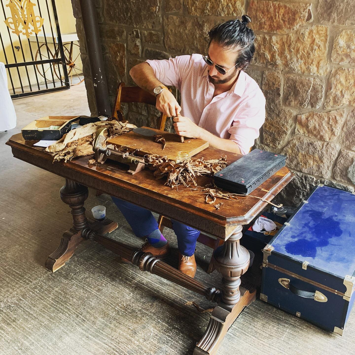 Some fresh cigars being made! #weddings #cigar