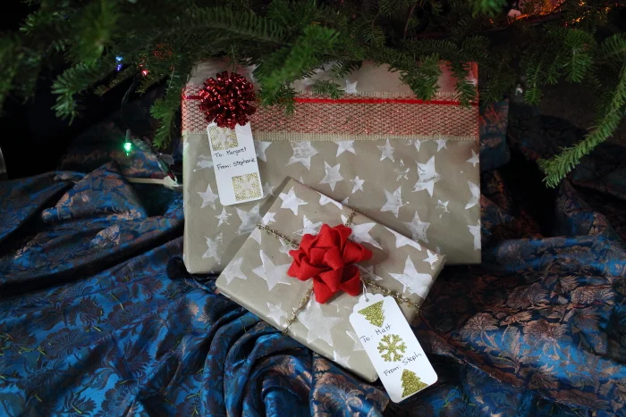 Christmas gift wrap