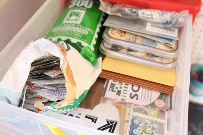 organizing my studio