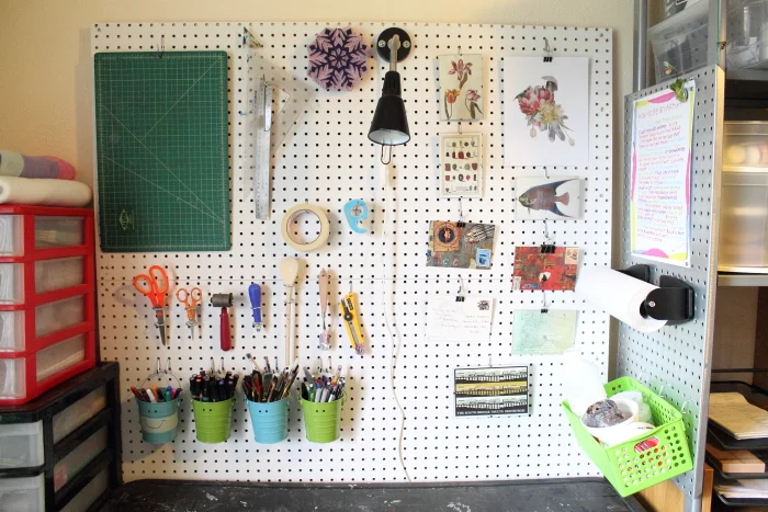 organizing my studio