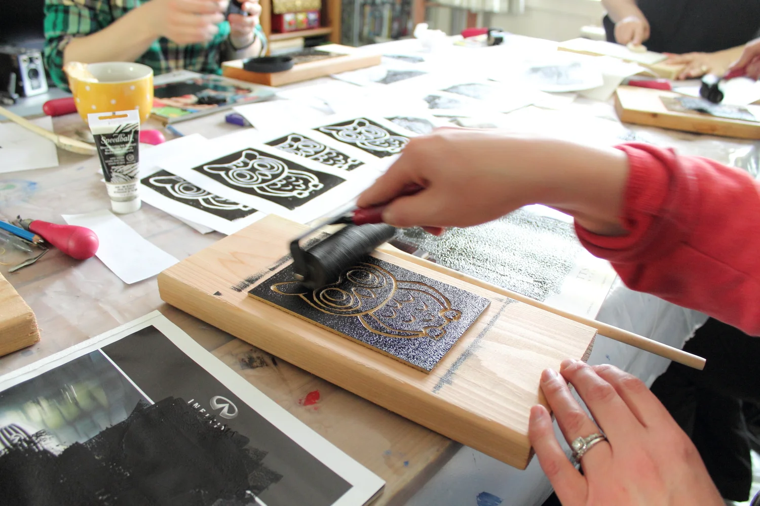 PRINTMAKING: SIMPLE BLOCK PRINTING WITH LINO