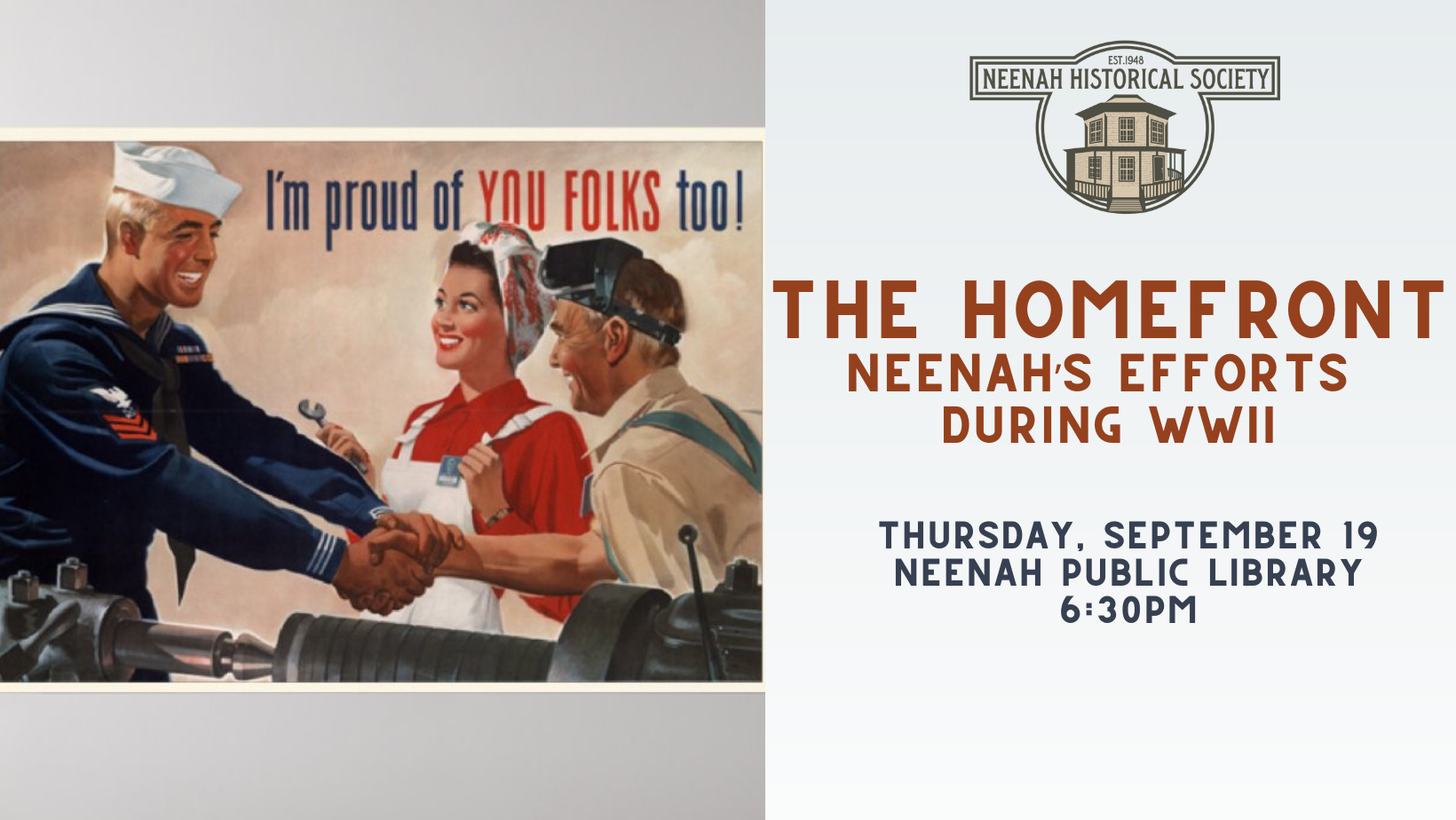 The Homefront: Neenah's Efforts During WWII