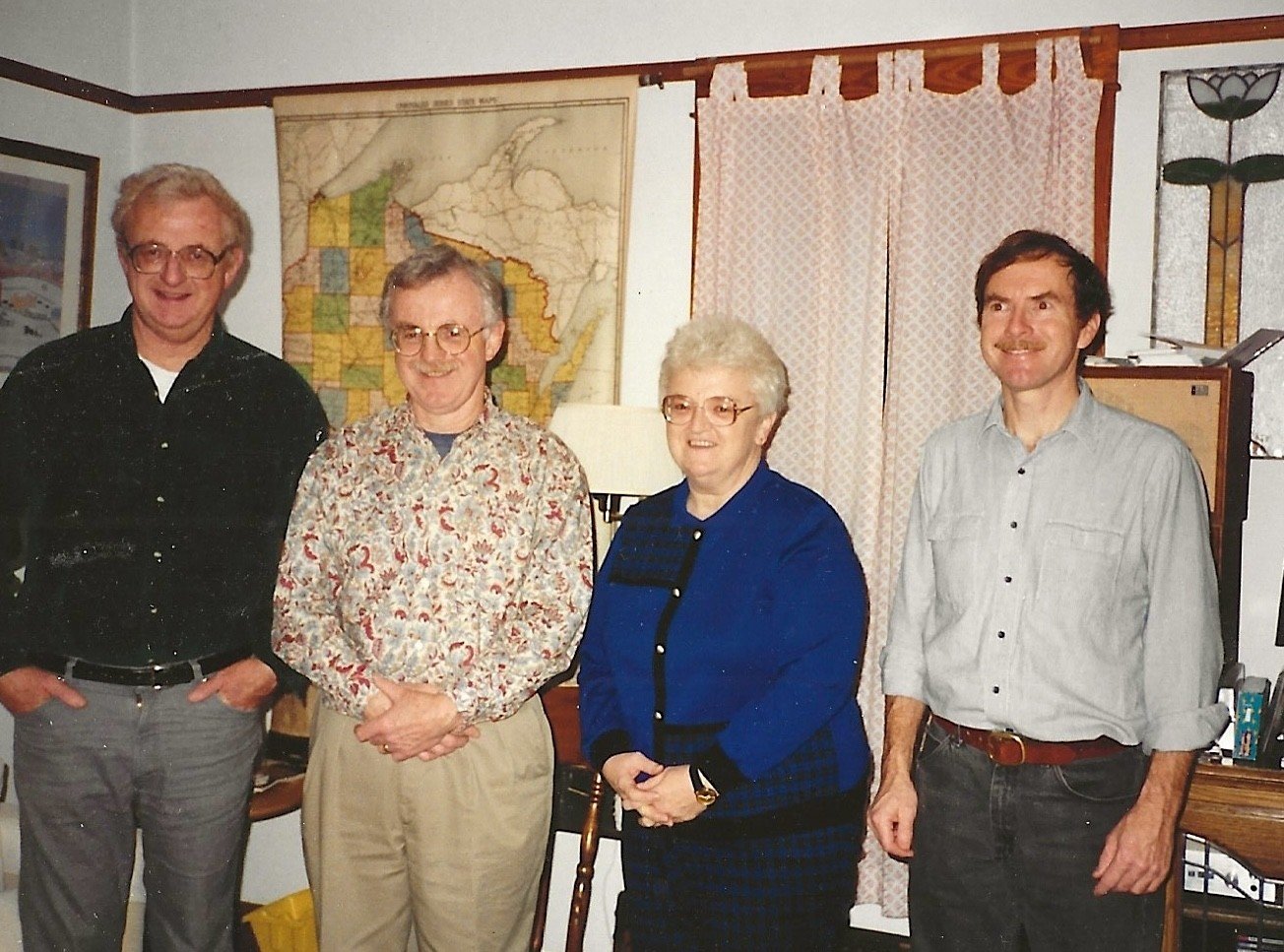 The four Howden siblings, left to right: Tom, Mike, Mary, and Charles.