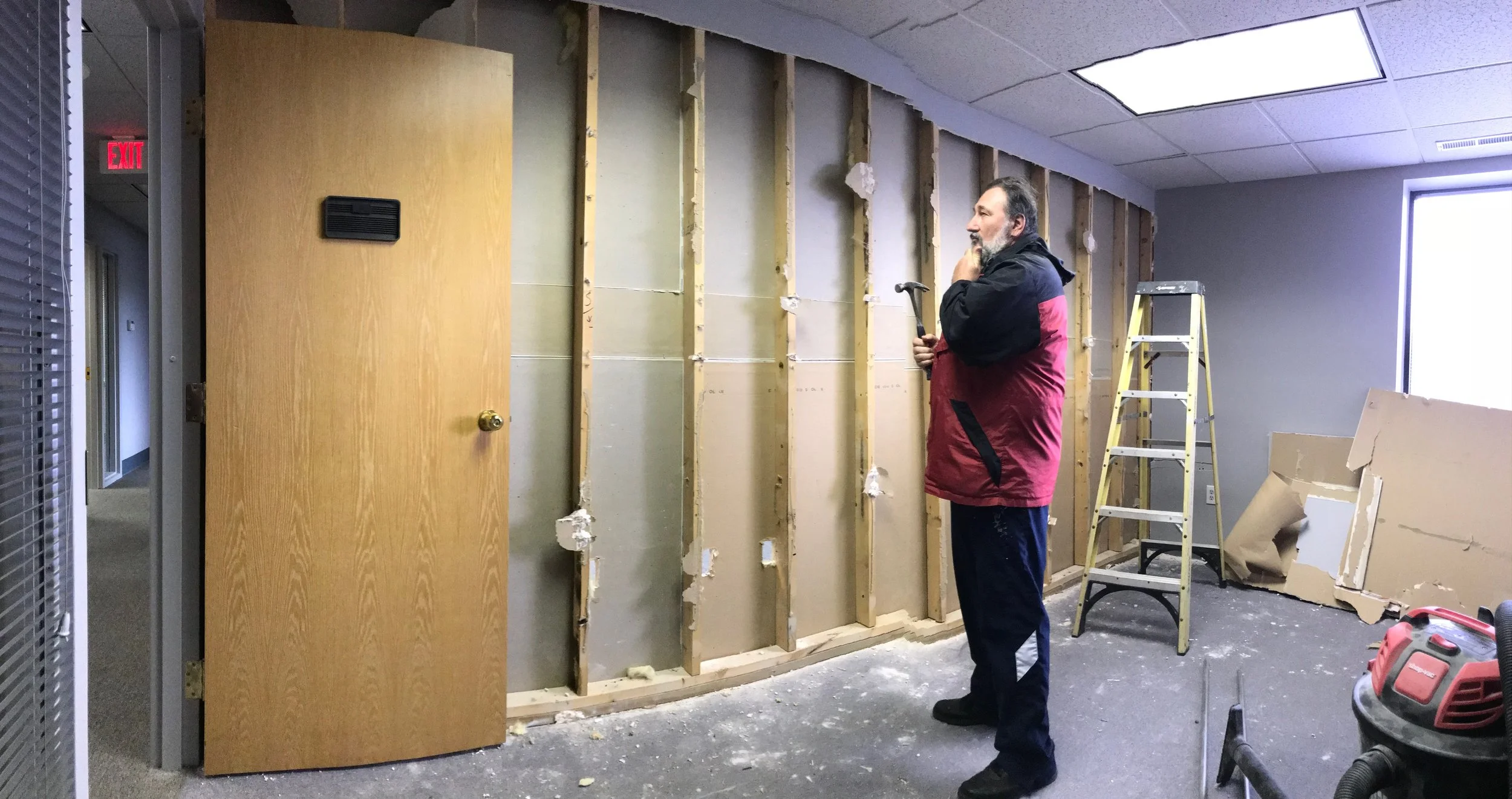 Wall Demo Day 1 (of 7)