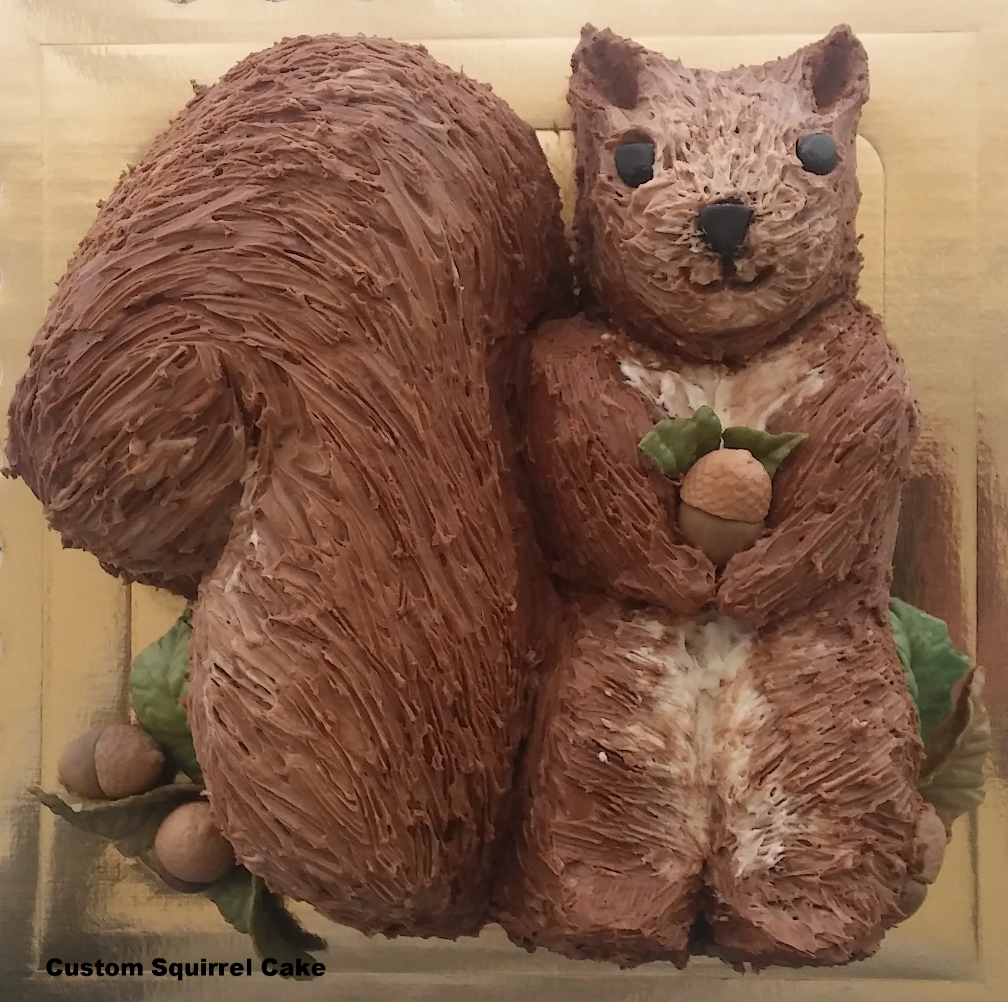 Custom Cake - Squirrel 